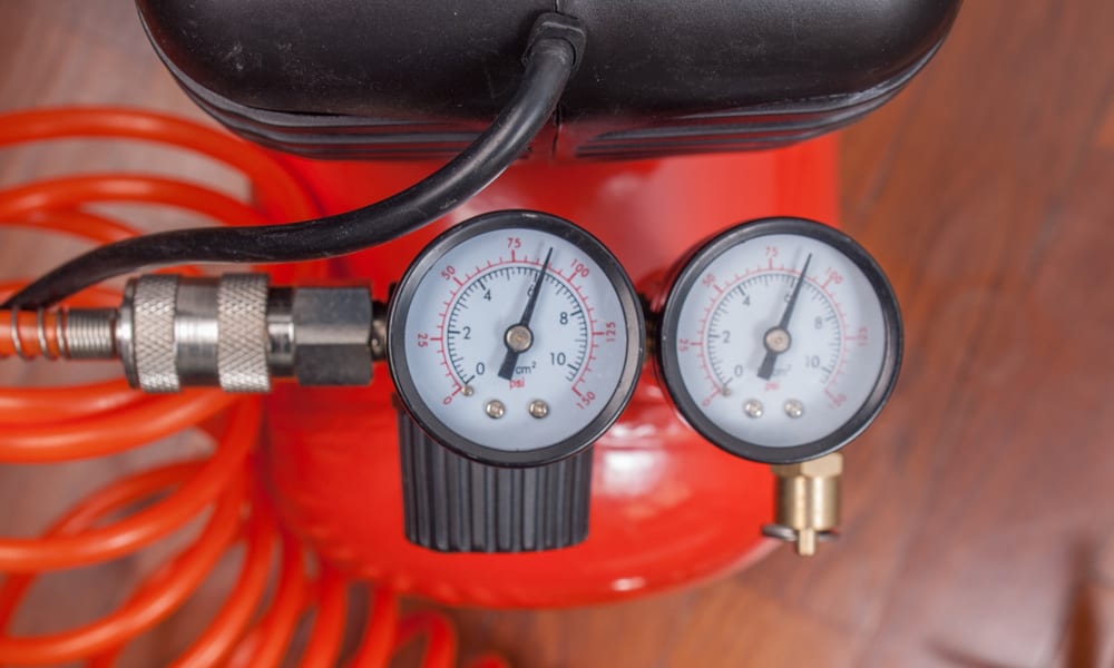 two air compressor Regulator Gauge Control Valve