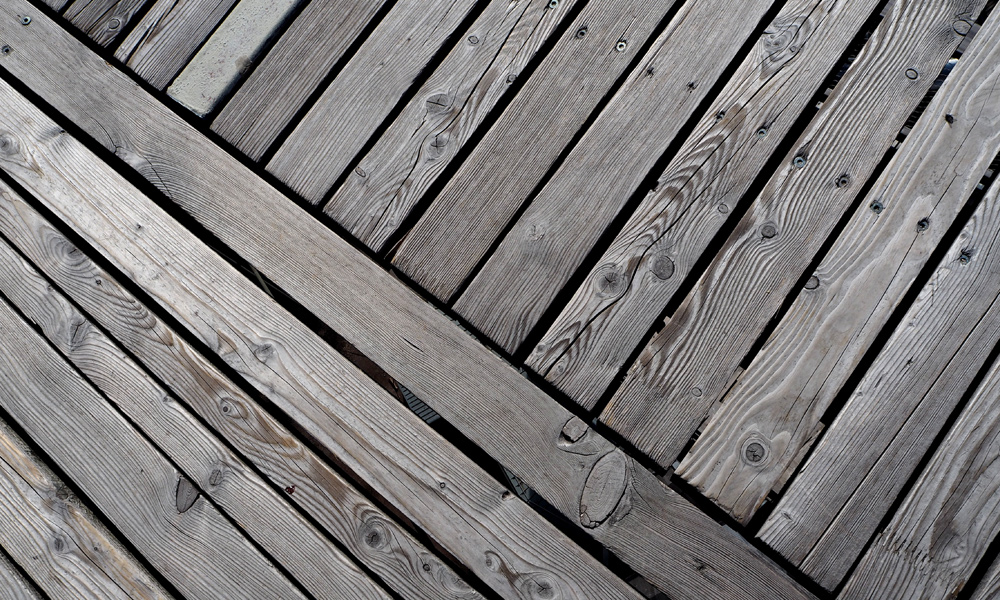 grey decking panelling